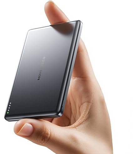 Amazon | MOVE SPEED モバイルバッテリー 軽量 小型 5000mah | MOVE