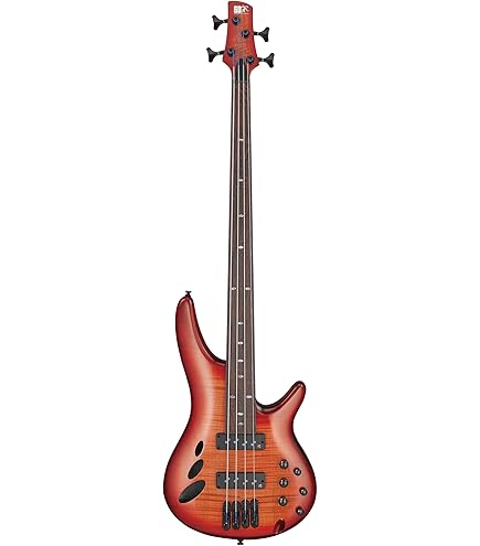 Amazon | Ibanez/Bass Work Shop Series SRH500F-NNF Natural Browned