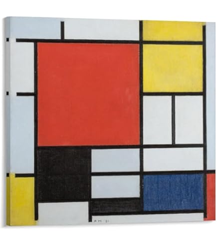 モンドリアン コンポジション blue,white,yellow and red Amazon.co.jp: ピエト モンドリアン ピート・モンドリアン 赤