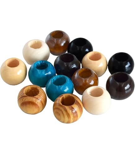 Amazon | 24個 天然石ビーズ 10x8.5mm 穴4mm ランダム種類 ミックス