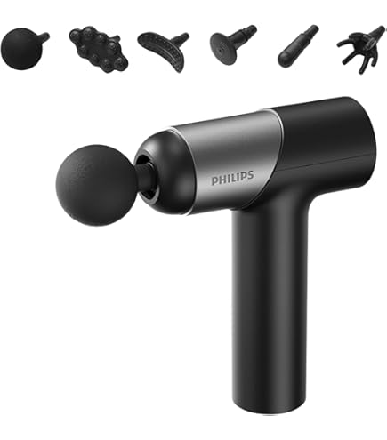 Amazon | PHILIPS ダークブルー [スポーツミニ筋膜リリースガン