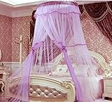 Elegent Round Hoop Bed Canopy Netting Mosquito Net for all Size Bed Netting Fit Crib, Twin, Full, Qu