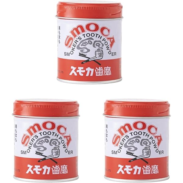 Amazon | スモカ 歯磨 赤缶155g | スモカ歯磨 | 大人用ハミガキ