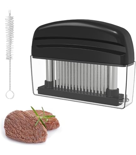 ミートテンダライザー　ジャカード　業務用　筋切り器　食肉加工　肉たたき　テンダー Amazon｜ミートテンダー ミートテンダライザー 肉の筋切り器 48刃 洗浄