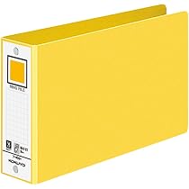 Amazon | コクヨ リングファイル 2穴 B6横 330枚収容 黄 フ-409NY | AZ
