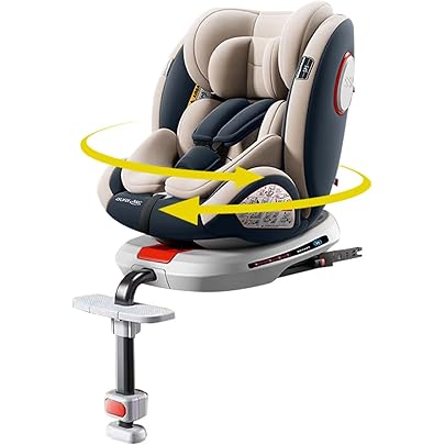 Amazon | Vasacava チャイルドシート 新生児から12歳頃 360°回転式