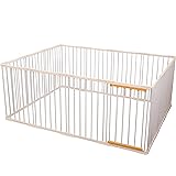 Shinyever ペットサークル 大型犬 ゲージ 幅210*奥行84*高70cm 犬 ゲージ 犬 サークル 中型犬 大型犬用ゲージ ペットケージ 組立簡単 室内外兼用 安定耐久 犬用サークル(210*84*70cm-14枚 ホワイト)