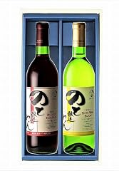 能登ワイン ギフトセットCセット（マスカットベリーA・ノトワインブラン 2本セット）化粧箱入り