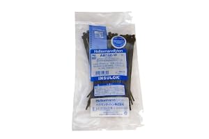 HellermannTyton ヘラマンタイトン 結束バンド インシュロック AB150-W 100本入 耐候・屋内外用グレード 黒