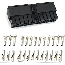 Amazon.co.jp: PC用PSU 電源コネクタ 10Pin レセクタプルx1 圧着ピン