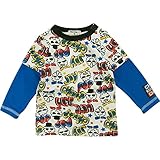 CHILD CHAMP(チャイルド チャンプ) 10/-天竺チョイ悪柄レイヤード長袖Tシャツ 90cm /ネイビー NO.C-86151106