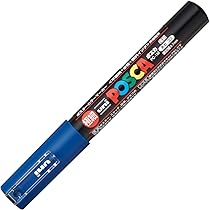Amazon.co.jp: 三菱鉛筆 水性ペン ポスカ 極細 PC1M.33 青 10本