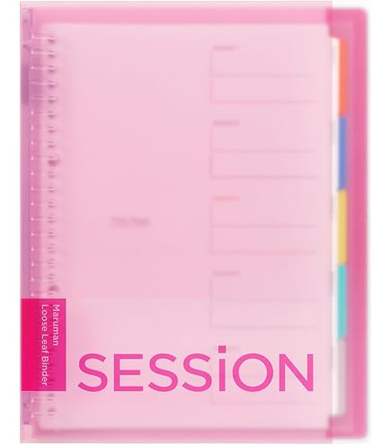 Amazon.co.jp: マルマン ルーズリーフ バインダー B5 デュアルトーン