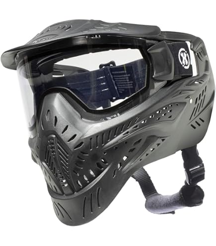 Amazon.co.jp: Push Unite ペイントボールゴーグル マスク、クワッド