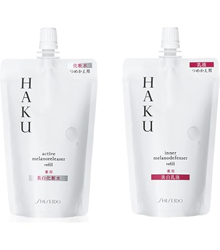HAKU 美白乳液 化粧水リフィル セット Amazon.co.jp: 資生堂 HAKU アクティブメラノリリーサー・インナー