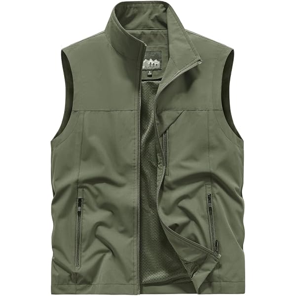 Amazon.co.jp: Filson Fishing Guide Vest Vintage Olive OS
