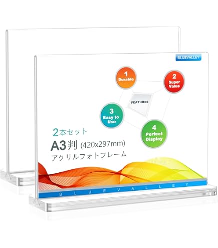 Amazon | クルーズ サインホルダー 片面用 A3 ヨコ型 DL47701 | POP
