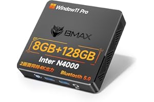 【ミニpc Intel N4000搭載 高コスパ】DDR4 8GB+128GB 動作より安定 Windows 11 Pro mini pc 最新インテル N4000 ミニパソコン TDP 6W 省電力小型PC 高速有線LAN/WIFI5/BT5.0/