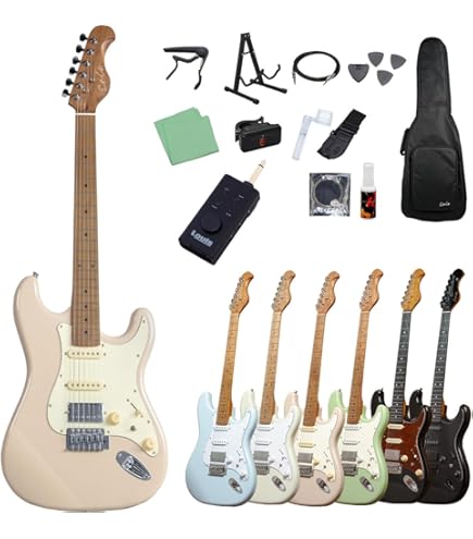 Amazon | BUSKER'S BST-3H 3TS エレキギター初心者12点セット