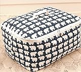 Cute Minorふとん収納ケース　持ち手付き布団の大敵！湿気やホコリからガード　収納スペースがスッキリ (クマ)