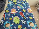 2-ply Sherpa Baby Blankets for Toddler Boys ( 40 " x 54 " ) Plush Toddler Boyブランケット--スペースComet