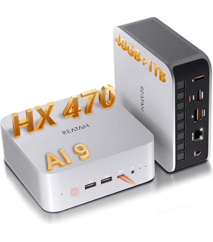 AOOSTAR GEM12 MAX Mini PC, AMD R 9 6900HX (8C/16T, up to 4.9GHz