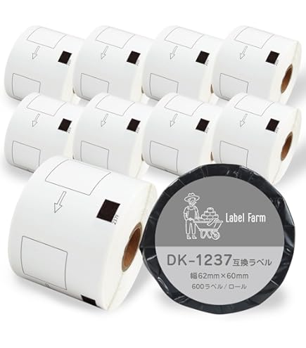 【brother】DT-245 | ブラザー 純正 長尺紙テープ 10巻入 2箱 ブラザーDT-245 DT長尺紙テープ（感熱白テープ/黒字）QL-1115
