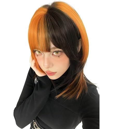 Amazon.co.jp: フル ウィッグ ボブ カール ワイン レッド 赤 かつら
