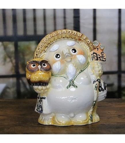 Amazon.co.jp: 信楽焼 8号ひねりピンク狸 しがらきハンカチ