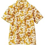 アイトス アロハシャツ(ハイビスカス)(男女兼用) 019/イエロー AZ-56102 LL