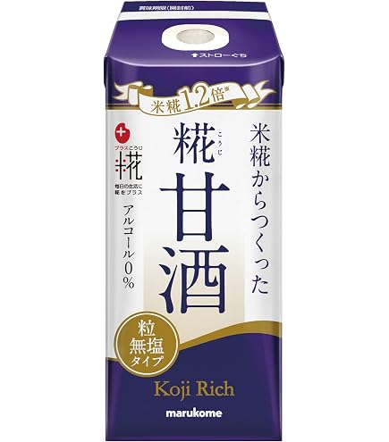Amazon.co.jp: マルコメ プラス糀 糀甘酒LL乳酸菌 100ml×12本 あまざけ