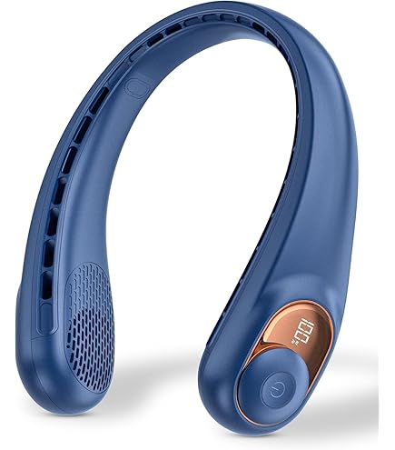 ネッククーラー 首掛け扇風機 羽なし 3つ冷却プレート 携帯用扇風機 強力 ⭐首掛け扇風機 ネッククーラー 首かけ扇風機 羽なし 3つ冷却