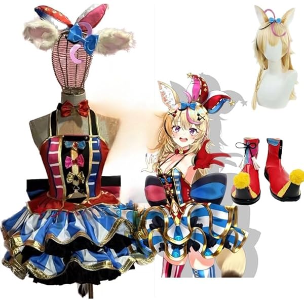 Amazon.co.jp: バーチャルYouTuber 尾丸ポルカ 手袋＆ニーハイ付き