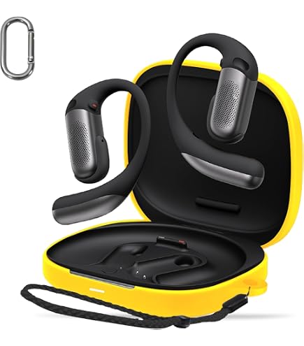 Amazon | For Shokz OpenFit Pro ケース カバー 【HUKWIMO】 カラビナ