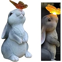 Amazon.co.jp: sac taske ソーラーライト ウサギ 蝶 ガーデン