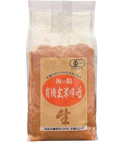 Amazon.co.jp: 3個セット 海の精 国産 味噌 3種 (有機 玄米 1kg + 特別
