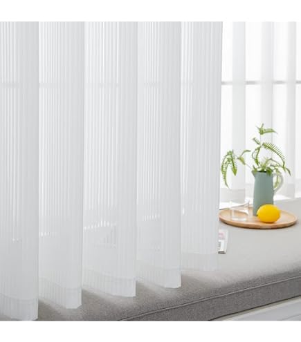 Amazon｜KAMIMORI レースカーテン 透けない 遮像 幅120cm 丈90cm 