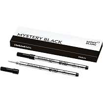 Amazon | モンブラン ローラーボールリフィル (F) ミステリーブラック