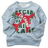 《秋冬春対応》 CHILD CHAMP(チャイルド チャンプ) 裏毛飛行機トレーナー 110cm/GY NO.C-271072