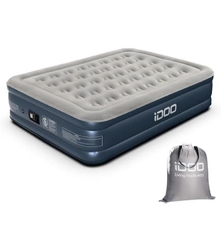 Amazon.co.jp: iDOO エアーベッド エアマット ダブルサイズ エアベッド