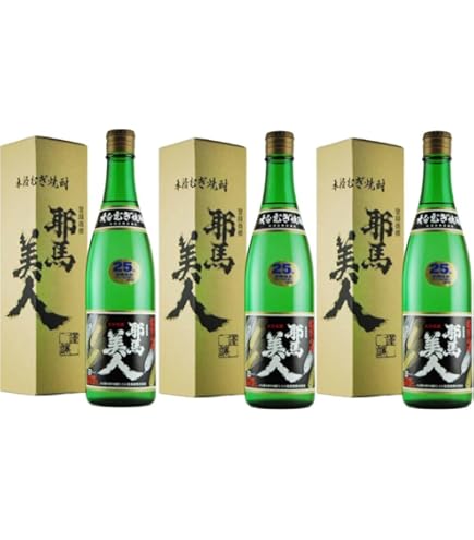 Amazon.co.jp: 麦焼酎 耶馬美人 専用箱入り やばびじん 720ml旭酒造