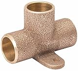 Mueller Industries A 02515 NL 289969鉛フリー銅ドロップ耳T、1 / 2 "
