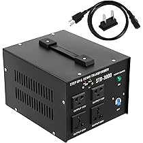 3000W 変圧器 ac 100v/110v to 220v-240v 3000W 変圧器 ac 100v/110v to 220v-240v Amazon.co.jp: 3000W