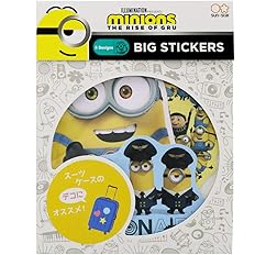 Amazon サンスター文具 ミニオン ビッグステッカー ミニオンズ2 3d柄 S 文房具 オフィス用品 文房具 オフィス用品