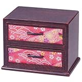 ちりめん友禅 2段タンス