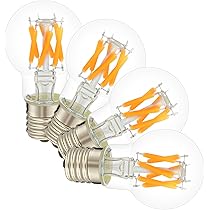 LEDフィラメント電球 E17 50lm G40 屋内用 3個セット LEDフィラメント