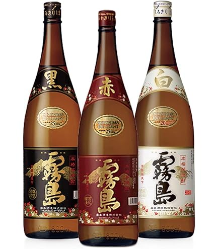 Amazon.co.jp: 世界一&日本一受賞『芋焼酎 3本セット』 専用化粧箱