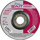 United Abrasives SAIT 20063 Type 27 4-1/2-Inch x 1/4-Inch x 7/8-Inch Grade A24R Long Life Depressed 