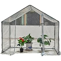 ビニール温室 2枚カバー付き 温室 ビニールハウス グリーンハウス 家庭菜園 Amazon.co.jp: Visame ビニール温室 ビニールハウス 簡易 温室