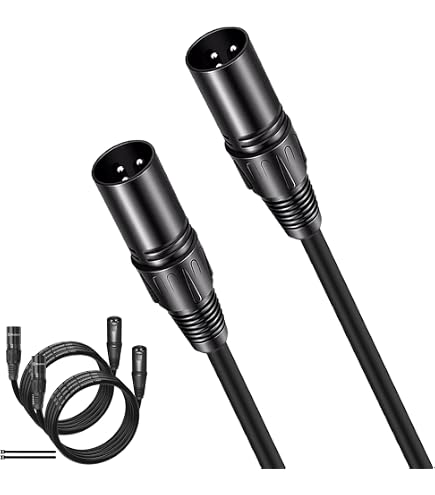 Amazon.co.jp: WJSTN マイクケーブル XLR - XLRケーブル、3ピンXLRメス